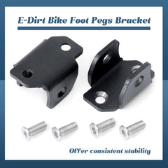 Esttlamer aluminum alloy closeup showing durable foot pegs bracket build