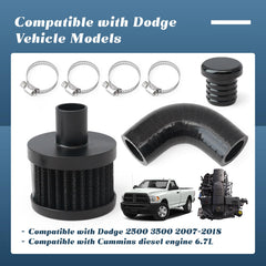 Esttlamer Cummins 6.7L compatibility filter visualized for Dodge fit