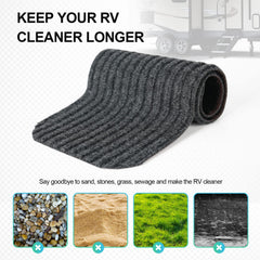 ESUDNT RV Step Covers cut-to-size option for a custom fit