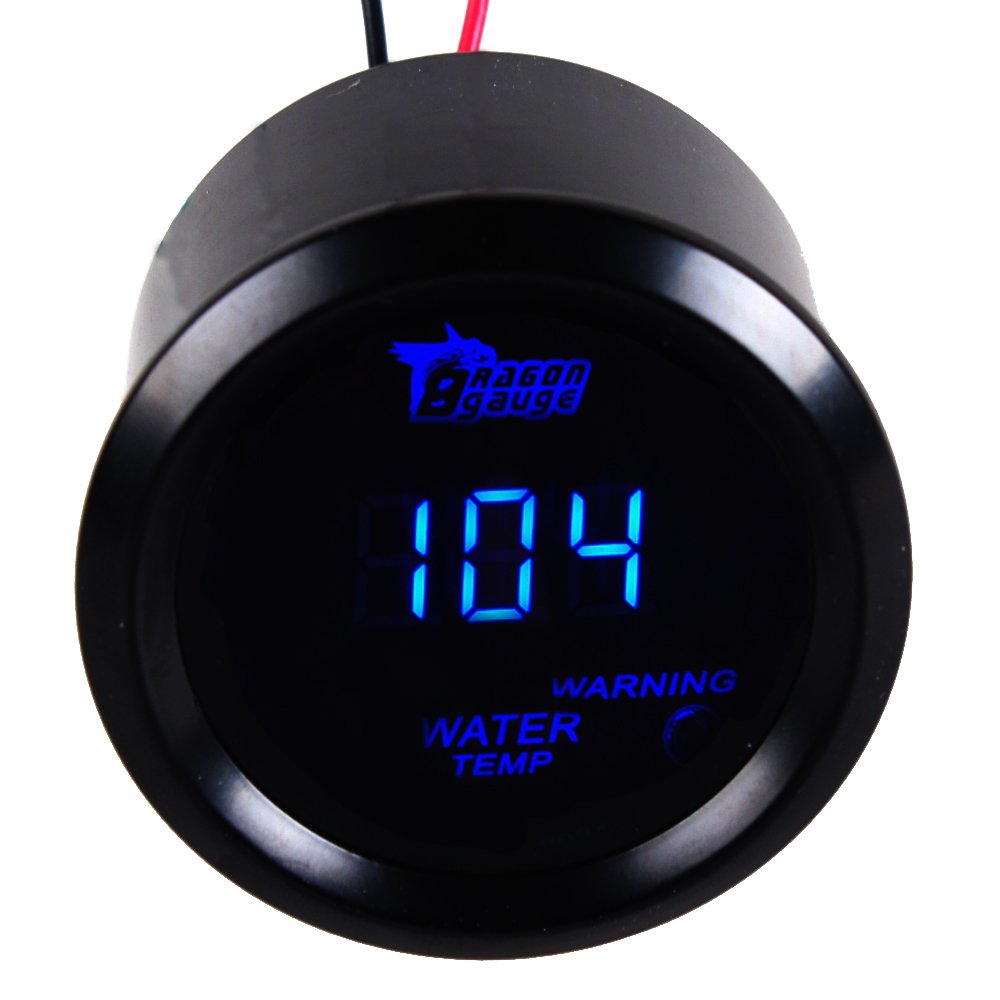 ESUPPORT 52mm gauge with warning light alerts above 212 ℉.