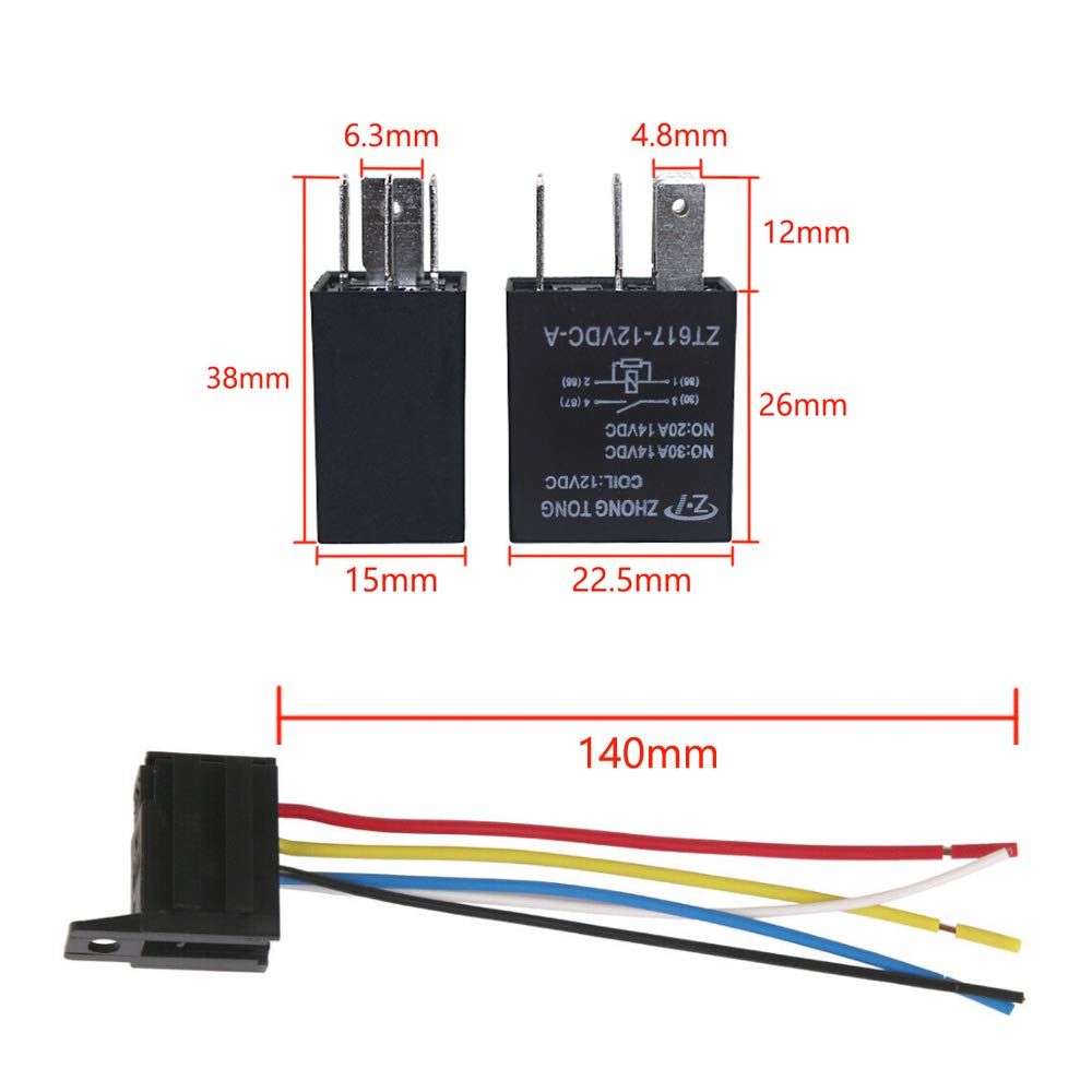 ESUPPORT 5-pin socket interlocking close-up ensures secure wiring connections.
