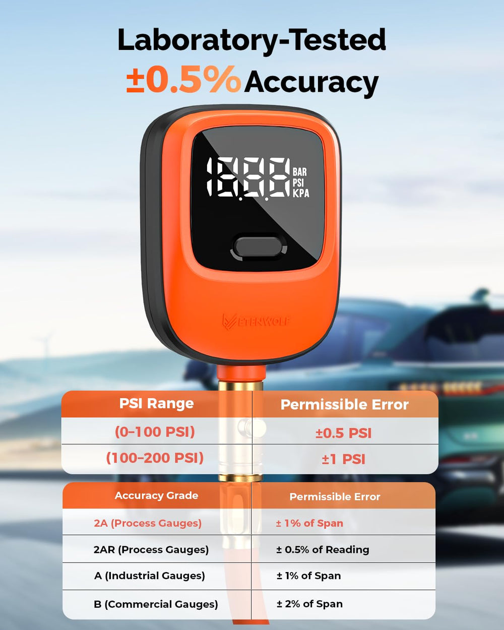 ETENWOLF T600 360-degree nozzle enables easy access from any angle.
