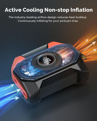 ETENWOLF Vortex S6 1000-lumen LED light aids night-time inflation.