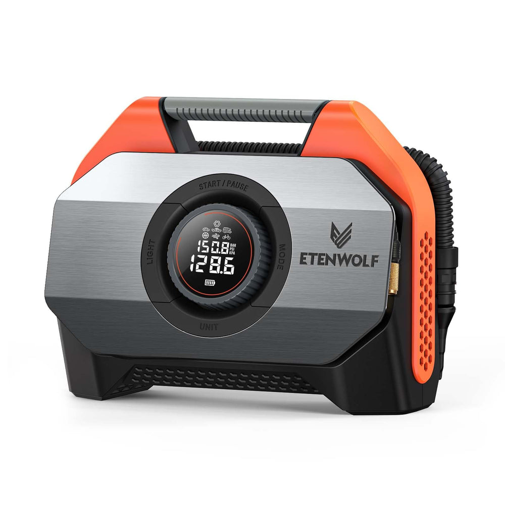 ETENWOLF Vortex S6 compact design for quick, cordless inflations on the go.