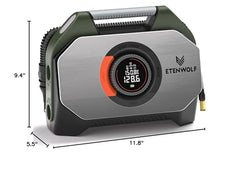 ETENWOLF Vortex S7 auto-stop feature stops at the target pressure.