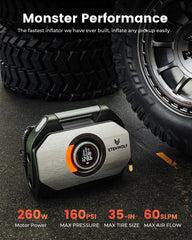 ETENWOLF Vortex S7 dual-cylinder cooling system visible for sustained inflation.