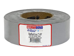 Aluminum backing shown on RoofSeal Gray for an airtight seal.