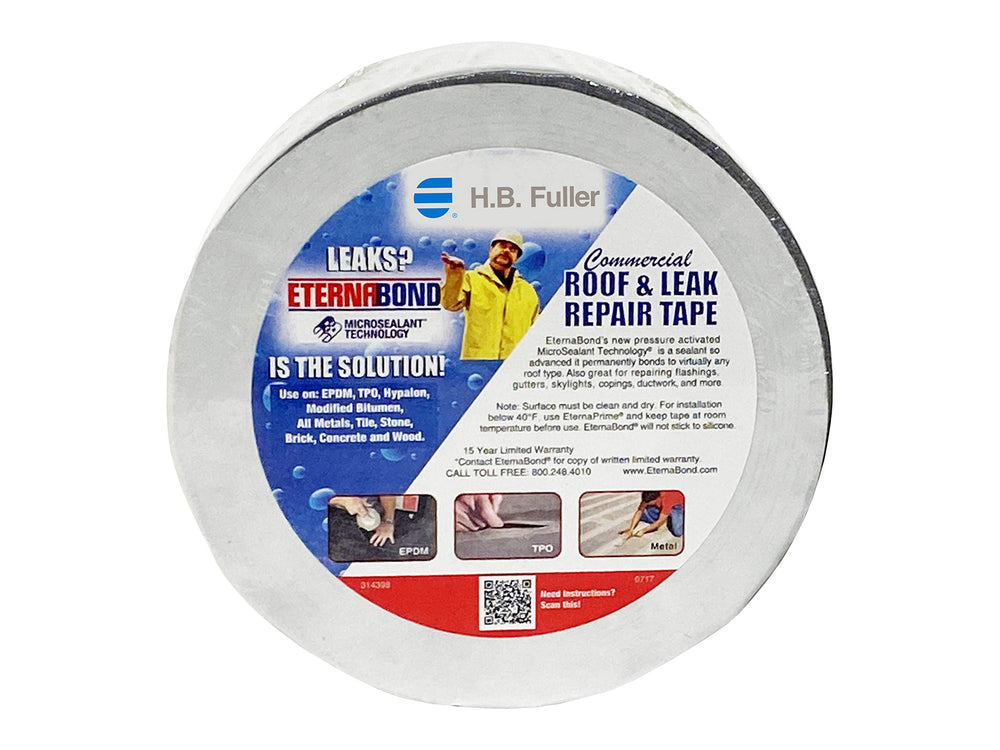 EternaBond RoofSeal Gray roll ready for quick RV roof repair.