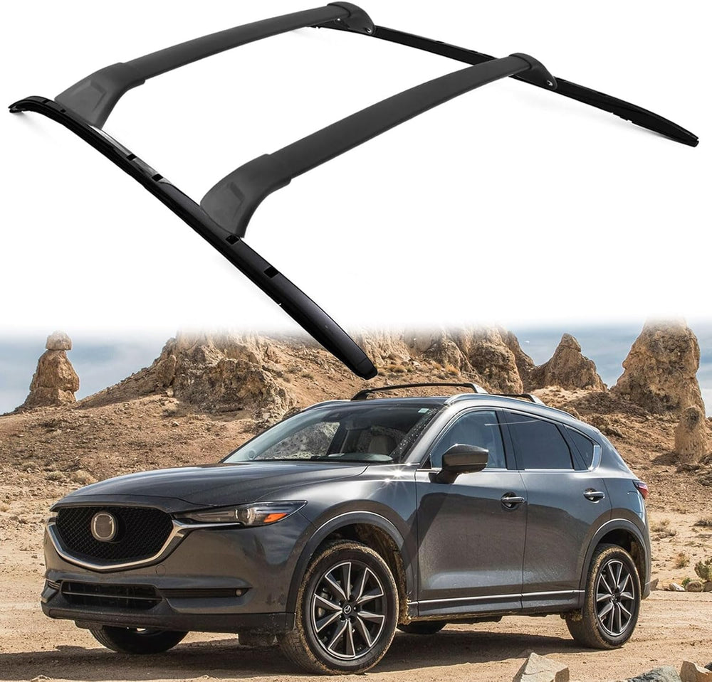 etesan roof rack cross bars on the CX-5 setup for versatile cargo