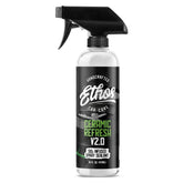 Ethos Ceramic Refresh bottle pour demonstrating easy, controlled application