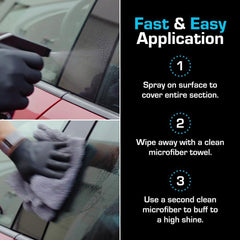 Ethos Defy all-surfaces safe spray used on cars, boats, motorcycles, and more.