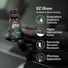 Ethos EZ Glass durable coating resists wiper wear and detergents.