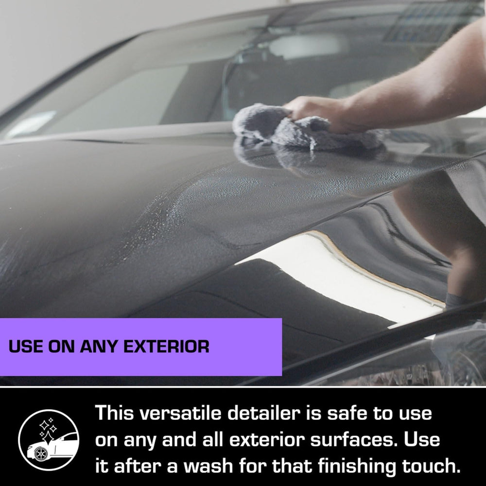Ethos Finish Shine clay-lubricant use during clay bar detailing.