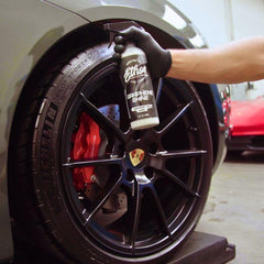Ethos Graphene Shine tire application shows long lasting, no sling protection