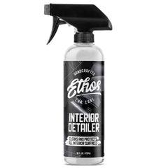 Ethos Interior Detailer spray bottle for showroom-ready interior finish