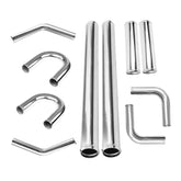 ETL INDUSTRIES 10pcs 4in intercooler piping kit for universal DIY projects.