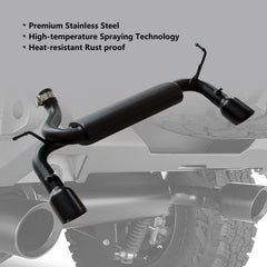 ETL Industries exhaust muffler system 2.5 inch inlet for high-flow performance.