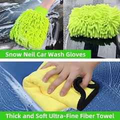 ETOUPA 12-piece car cleaning kit including all essential tools