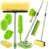 ETOUPA 62-inch car wash brush assembly showing adjustable reach for tall vehicles