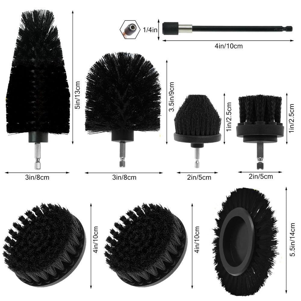 ETOUUPA 4 inch flat brush cleans flat surfaces efficiently