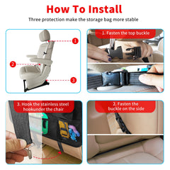 Etre Jeune backseat organizer car interior looks luxurious and organized