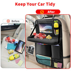Etre Jeune two-pack backseat organizers provide a coordinated look for family cars