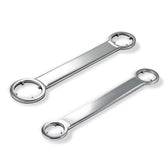 ETZ antenna removal tool and two wrenches in hand demonstrate precise bezel nut work.