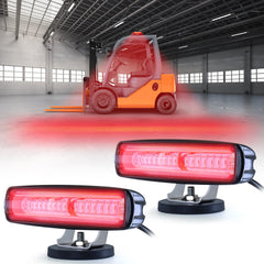 etzone New Magnets LED Forklift Lights with spot lens for focused warehouse illumination.