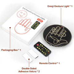 Eubeneortho finger car light-8-patterns: switch gestures and expressions.