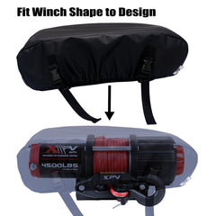 Eudora winch cover shown with dustproof protection for outdoor gear