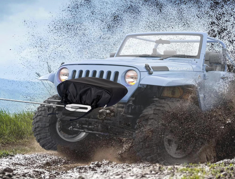 Eudora indoor/outdoor winch cover ready for versatile use