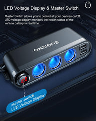 Eugizmo master switch at the front for easy on/off control