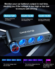 Eugizmo QC3.0 18W port providing quick top-ups for compatible devices