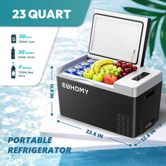 EUHOMY digital control panel demonstrating temperature control and ease