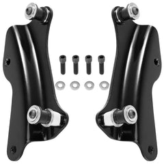 Eumti 4-point docking hardware kit close-up for quick-release sissy bar on Harley Touring