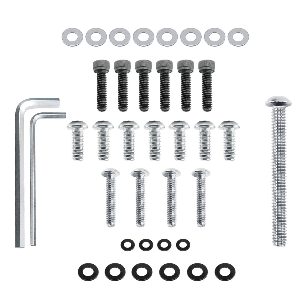 Eumti batwing fairing screws kit in stainless steel for Harley touring