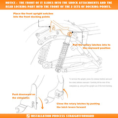 Eumti easy no-tools installation for instant backrest upgrade.
