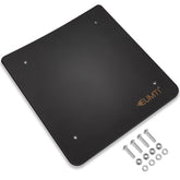 Eumti metal base plate top view demonstrates secure trunk mounting and rugged support.