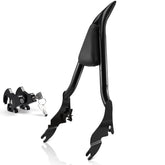 Eumti backrest sissy bar assembly offers quick compatibility and secure fit for Harley Touring.