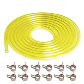 Eunice 10ft fuel line hose for small engines enabling universal fuel transfer.
