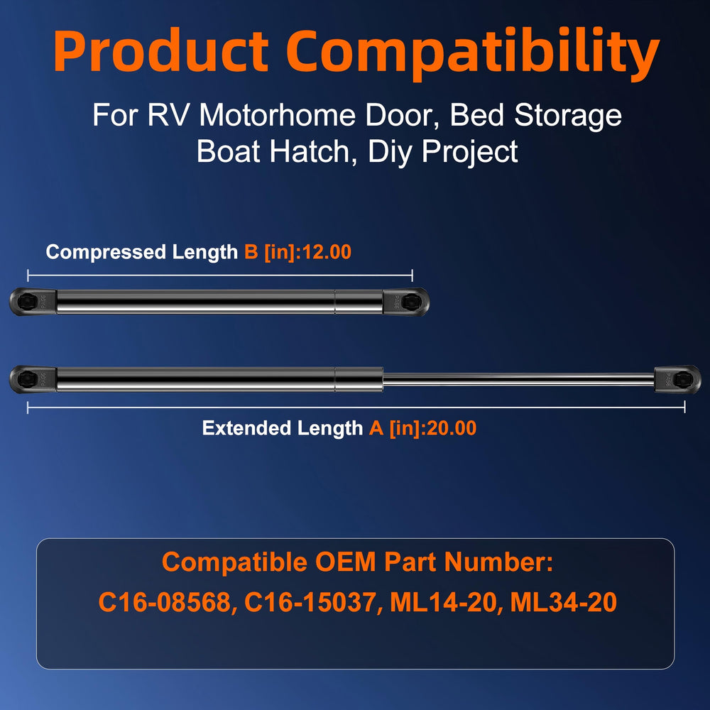 Euplokeer RV entry-door application enables steady lift for motorhomes.