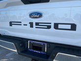 Eurosport Daytona F-150 tailgate letters in black with a durable finish.