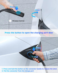 EVDANCE 25-foot cable enabling flexible parking and reach