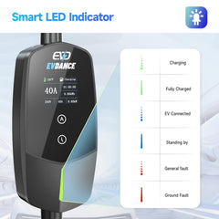EVDANCE Level 2 EV Charger IP66 weatherproof withstands rain, snow, and dust.
