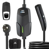 EVDANCE Level 2 charger front view provides efficient 32A Tesla charging.