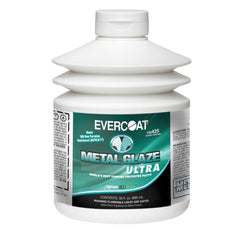 Evercoat Metal Glaze Ultra finishing on a panel to enhance flow and adhesion