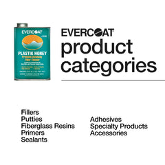 Evercoat Plastik Honey application pour over smooth filler surface
