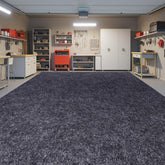 Evercomfy garage floor mat top view highlighting absorbent surface for spills