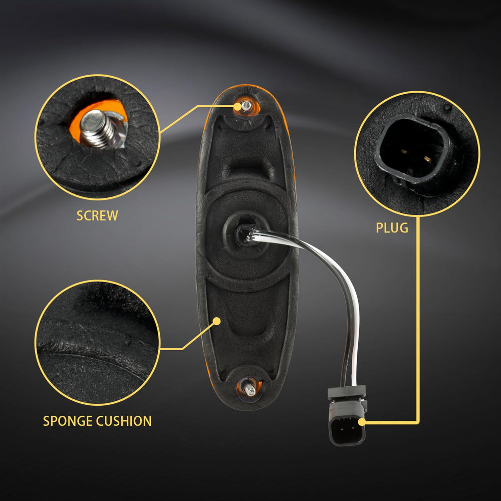 IP65 waterproof roof marker lights resist rain and snow for reliability.