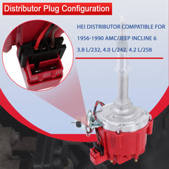 EVERESTWAY HEI cap for AMC/Jeep inline-6 improves spark delivery.